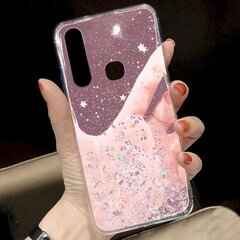 Fusion Glue Glitter Back Case silikoonümbris Apple iPhone 11 Pro Pink цена и информация | Чехлы для телефонов | kaup24.ee