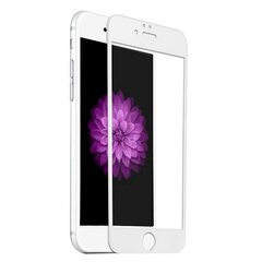 Fusion Full Glue 5D karastatud klaas, raamiga Apple iPhone 6 Plus / 6S Plus White hind ja info | Ekraani kaitsekiled | kaup24.ee