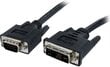 VGA-DVI Adapter Startech DVIVGAMM2M   (2 m) Must цена и информация | Kaablid ja juhtmed | kaup24.ee