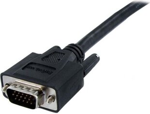 VGA-DVI Adapter Startech DVIVGAMM2M   (2 m) Must hind ja info | Kaablid ja juhtmed | kaup24.ee