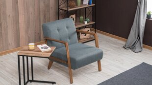 Кресло Artie Kemer, синее/коричневое цена и информация | Кресла в гостиную | kaup24.ee