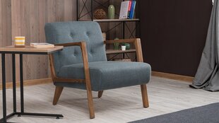 Кресло Artie Kemer, синее/коричневое цена и информация | Кресла в гостиную | kaup24.ee