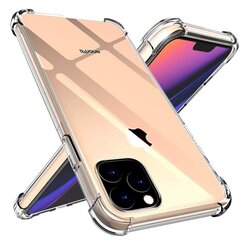 Силиконовый чехол Fusion Anti Shock 0.5 мм для Apple iPhone 12 / 12 Pro, прозрачный цена и информация | Чехлы для телефонов | kaup24.ee