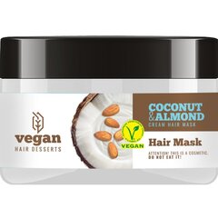 Niisutav ja taastav mask kookose ja mandliõlidega Vegan Desserts , 250ml цена и информация | Маски, масла, сыворотки | kaup24.ee