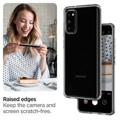 Spigen Liquid Crystal Силиконовый чехол для Samsung G985 Galaxy S20 Plus Прозрачный цена и информация | Чехлы для телефонов | kaup24.ee