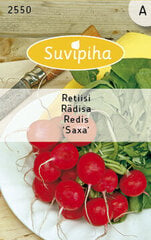 Редис,Saxa 2, ASEJA, 5г,  25500( 2 ) цена и информация | Семена овощей, ягод | kaup24.ee