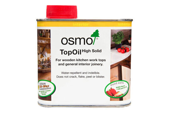 OSMO TOP OIL 3028 värvitu siidjasmatt 0,5l hind ja info | Impregneerid, kaitsekihid | kaup24.ee