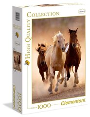 Pusle Clementoni High Quality Running Horses, 1000-osaline цена и информация | Пазлы | kaup24.ee