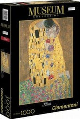 Pusle Clementoni Museum Gustav Klimt The Kiss, 1000- osaline hind ja info | Pusled | kaup24.ee