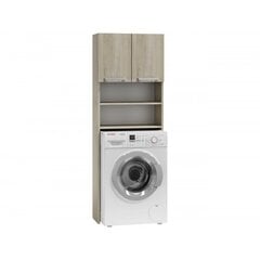 Шкафчик над стиральной машиной Pola, цвет дуба цена и информация | Шкафчики для ванной | kaup24.ee