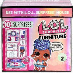 LOL куколка с мебелью L.O.L. surprise FURNITURE За кулисами цена и информация | MUST Металлическая бутылочка с Ярким рисунком (без BPA) (500ml) для мальчиков от 3+ лет Серая с Машинкой | kaup24.ee