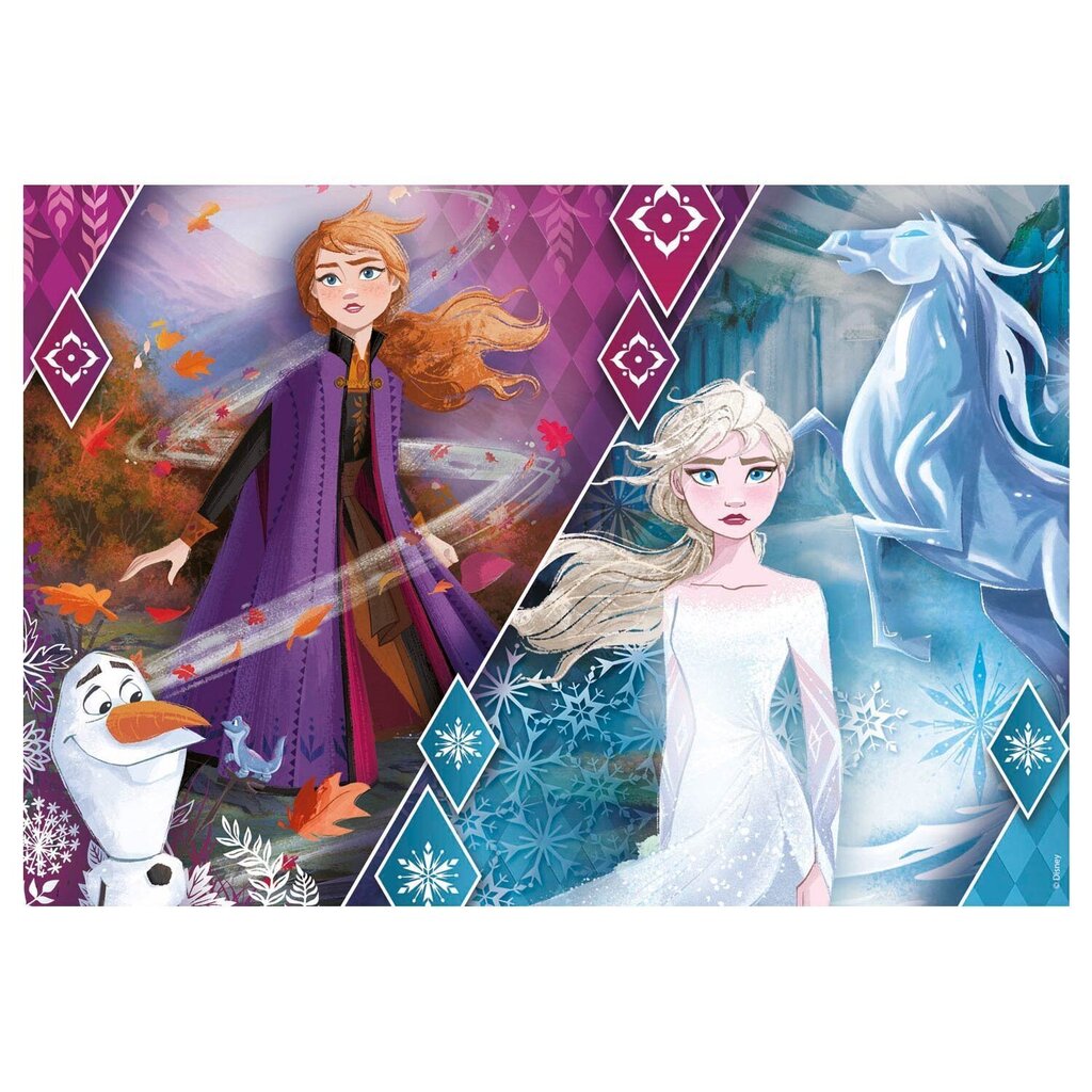 Pusle Clementoni Glitter Frozen 2 104 osa цена и информация | Pusled | kaup24.ee