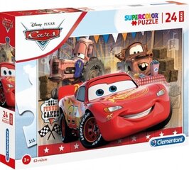 Головоломка Clementoni Maxi Super Kolor Cars 24 д. цена и информация | Пазлы | kaup24.ee