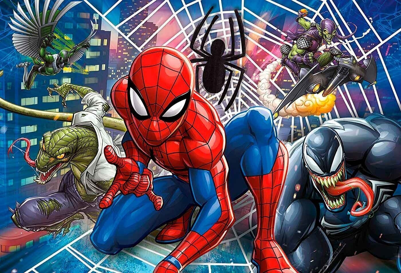 Pusle Clementoni Maxi Super Color Spiderman 60 osa hind ja info | Pusled | kaup24.ee