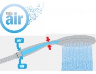 Dušiotsik Teka Duo Air 790036900 цена и информация | Аксессуары для душа, смесителей | kaup24.ee
