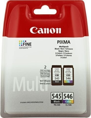 Canon 1LB PG-545 / CL-546 ink cartridge hind ja info | Tindiprinteri kassetid | kaup24.ee