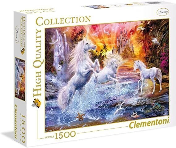 Pusle Clementoni High Quality Wild Unicorns 1500 tk. hind ja info | Pusled | kaup24.ee