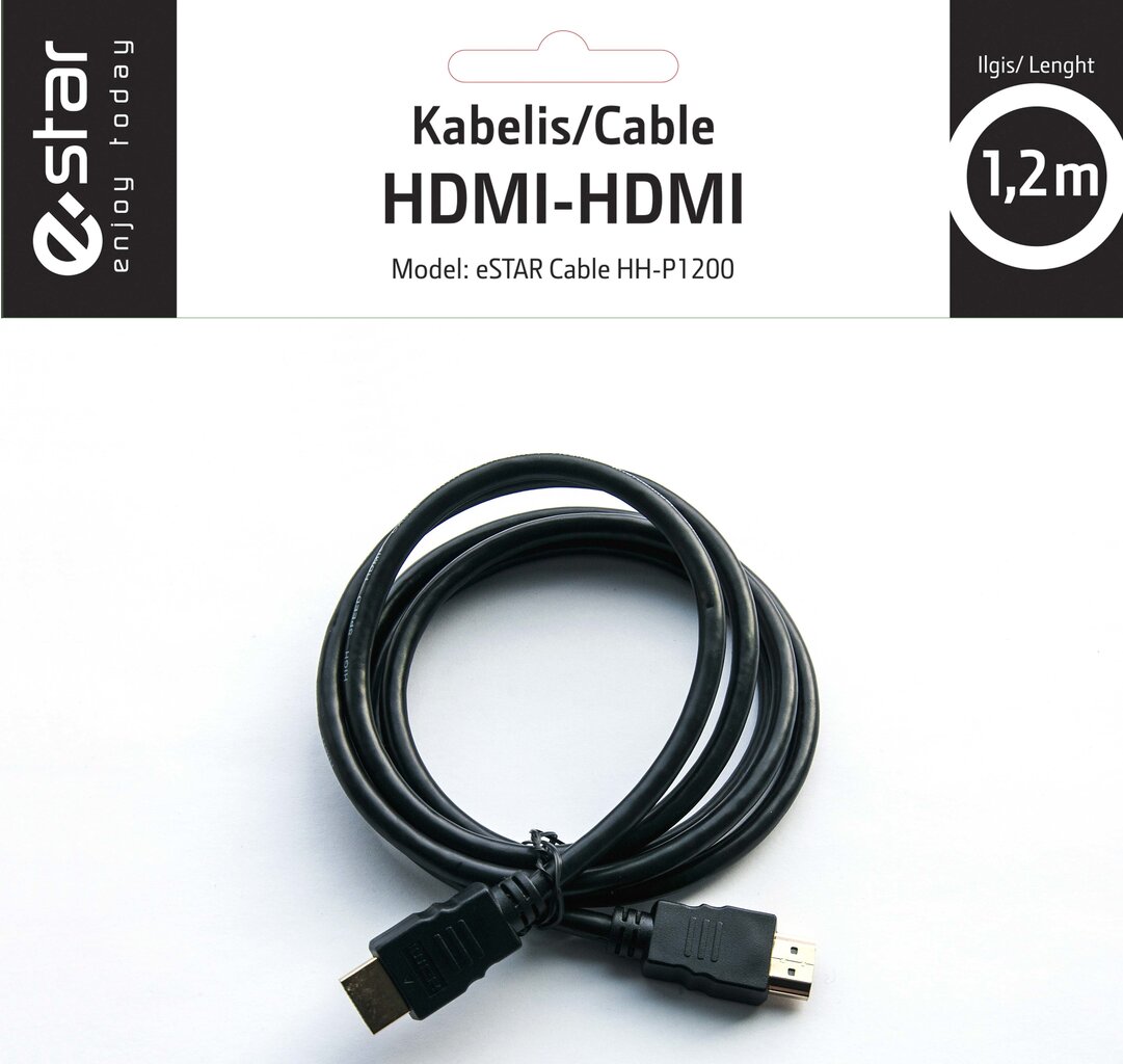 Kaabel HDMI-HDMI 1.2m hind ja info | Kaablid ja juhtmed | kaup24.ee