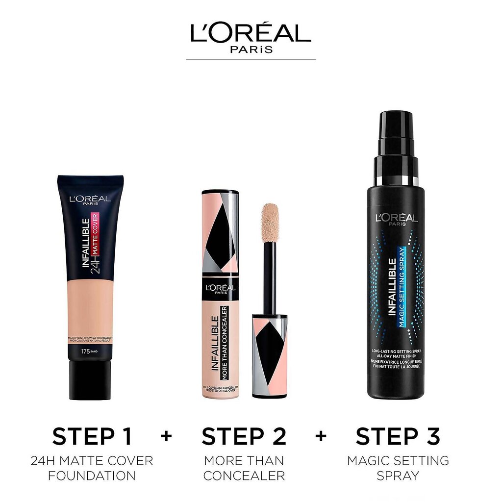 Jumestuskreem L’Oreal Paris Infallible Matte Cover 130 True Beige, 30ml hind ja info | Jumestuskreemid, puudrid | kaup24.ee