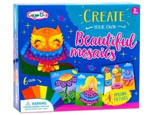 Mosaiigi valmistamise komplekt „Öökull“ Color Day, 10 tk цена и информация | Развивающие игрушки | kaup24.ee