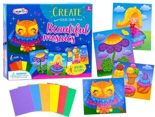 Mosaiigi valmistamise komplekt „Öökull“ Color Day, 10 tk цена и информация | Развивающие игрушки | kaup24.ee