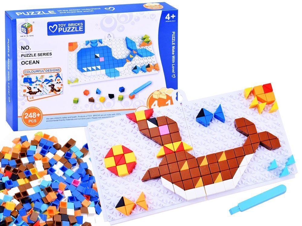 Arendav mosaiik-ookean Toy Bricks Puzzle hind ja info | Arendavad mänguasjad | kaup24.ee