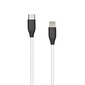 Silikoonkaabel Lightning - USB Type-C (2 m, valge) цена и информация | Mobiiltelefonide kaablid | kaup24.ee