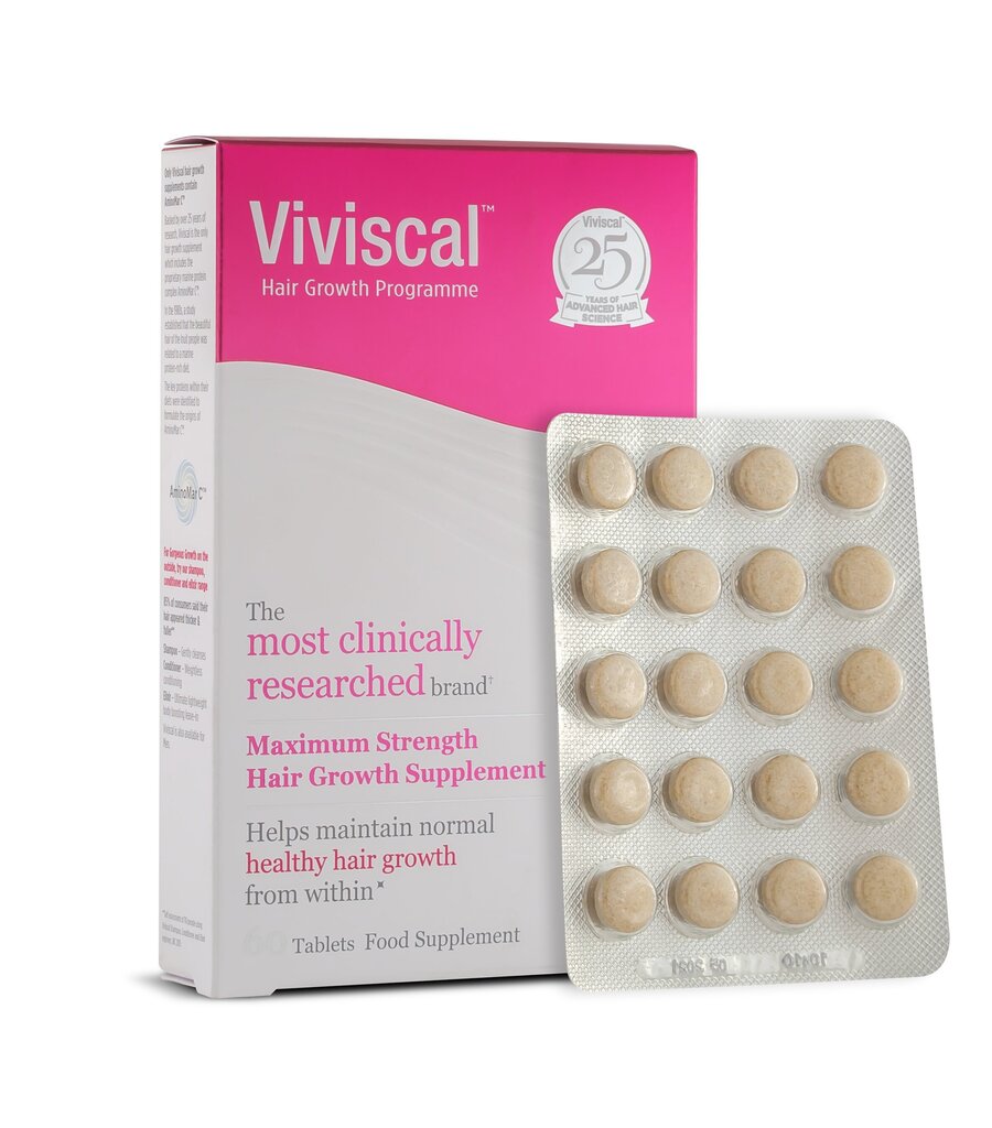 Vitamiinid naistele juuksekasvu parandavad Viviscal, 60tk цена и информация | Vitamiinid, toidulisandid, ilu preparaadid | kaup24.ee