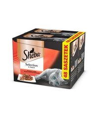 Sheba набор консервов для кошек Selection in Sauce, 48x85 г цена и информация | Кошачьи консервы | kaup24.ee