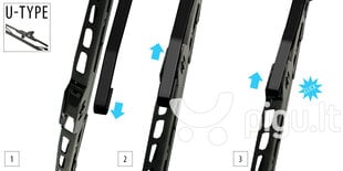OXIMO kojamees raamiga 275mm 1tk hind ja info | Kojamehed | kaup24.ee