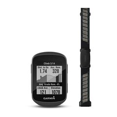 Jalgrattakompuuter GPS-navigatsiooniga Garmin Edge 130 Plus Bundle, must hind ja info | Rattakompuutrid, spidomeetrid | kaup24.ee