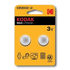 Kodak CR2032 цена и информация | Аккумуляторы | kaup24.ee