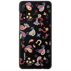 Protective PC case for Huawei P30 Lite Floral Black цена и информация | Чехлы для телефонов | kaup24.ee