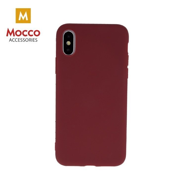 Mocco Ultra Slim Soft Matte 0.3 mm Silicone Case for Xiaomi Mi Note 10 / Mi Note 10 Pro / Mi CC9 Dark Red hind ja info | Telefoni kaaned, ümbrised | kaup24.ee