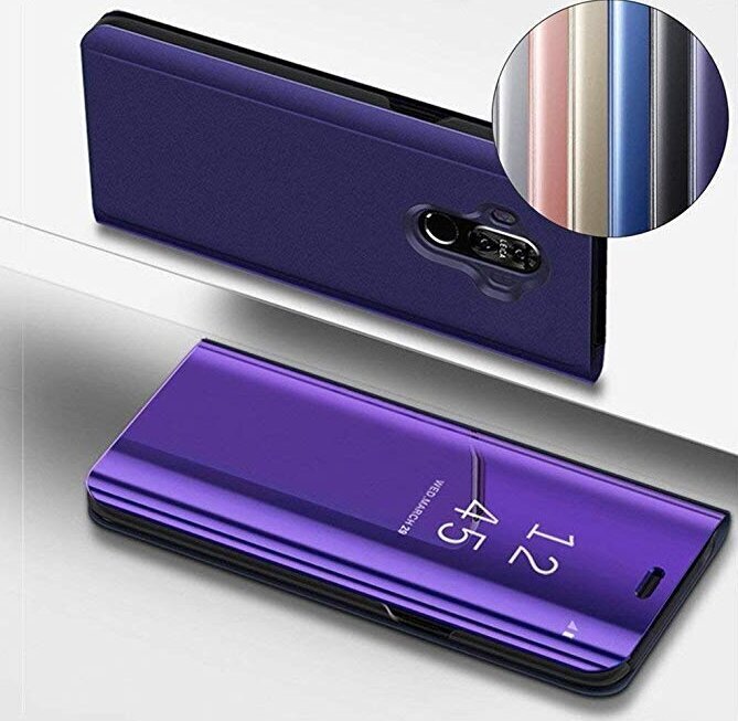 Mocco Clear View Cover Case For Xiaomi Redmi 8A Purple hind ja info | Telefoni kaaned, ümbrised | kaup24.ee