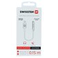 Swissten Lightning to Jack 3.5mm Audio Adapter for iPhone and iPad 15 cm Silver цена и информация | USB jagajad, adapterid | kaup24.ee