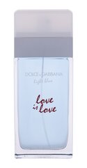 Tualettvesi Dolce & Gabbana Light Blue Love Is Love Women EDT naistele 100 ml цена и информация | Женские духи | kaup24.ee