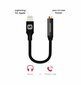 Swissten Lightning to Jack 3.5mm Audio Adapter for iPhone and iPad 15 cm Black цена и информация | USB jagajad, adapterid | kaup24.ee