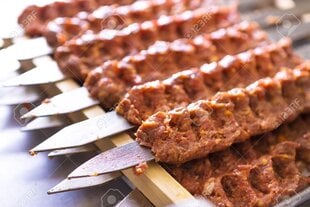 Kebabi varras, 55cm, metalli paksus 2mm, 1 tk. цена и информация | Аксессуары для гриля и барбекю | kaup24.ee