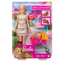 Barbie koerade jalutuskomplekt цена и информация | Игрушки для девочек | kaup24.ee