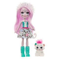 Enchantimals™ nukk Sybill Snow Leopard цена и информация | MUST Металлическая бутылочка с Ярким рисунком (без BPA) (500ml) для мальчиков от 3+ лет Серая с Машинкой | kaup24.ee