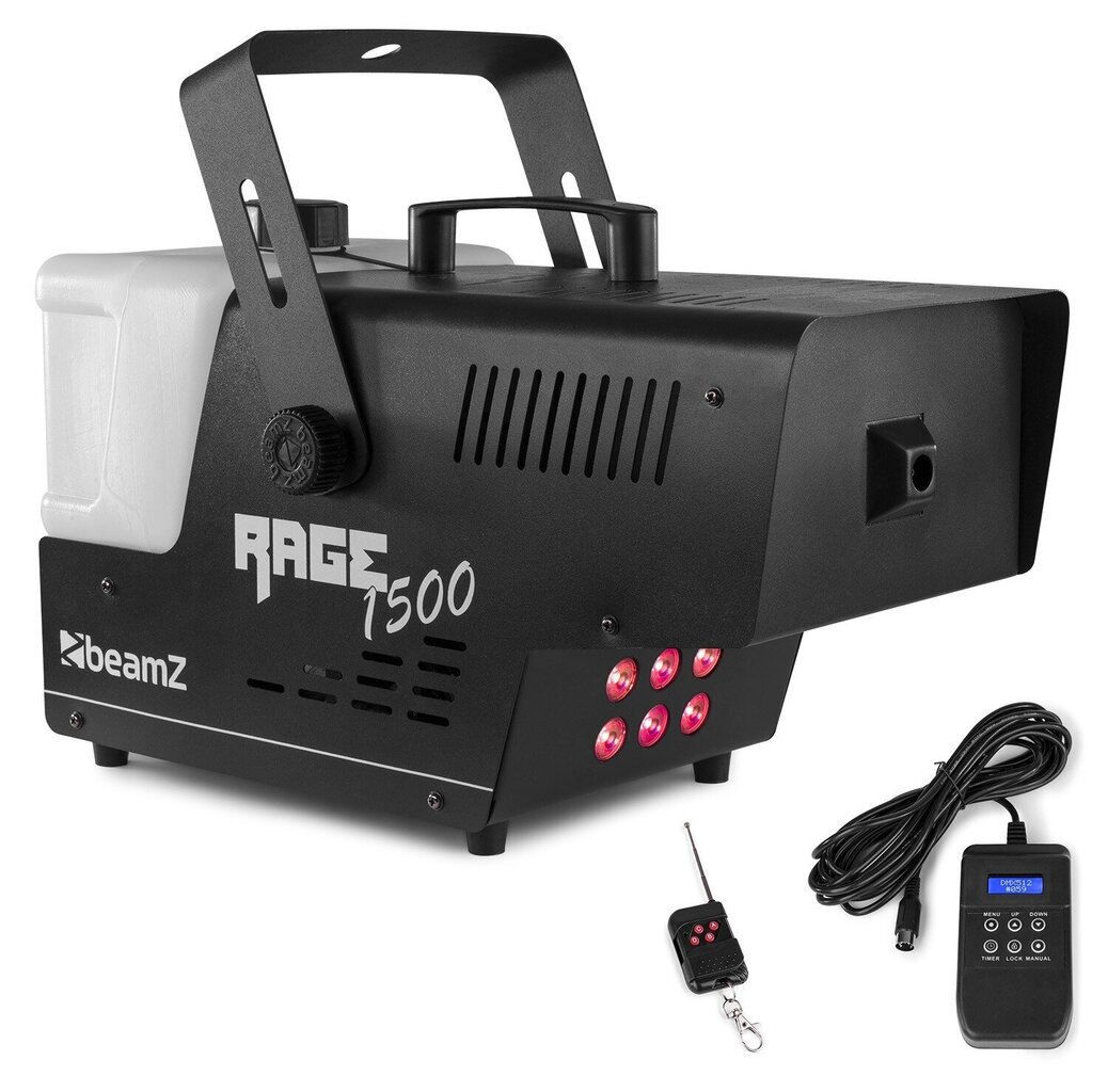 Дымовая машина Beamz Rage 1500LED с таймером, Rage 1500LED цена | kaup24.ee