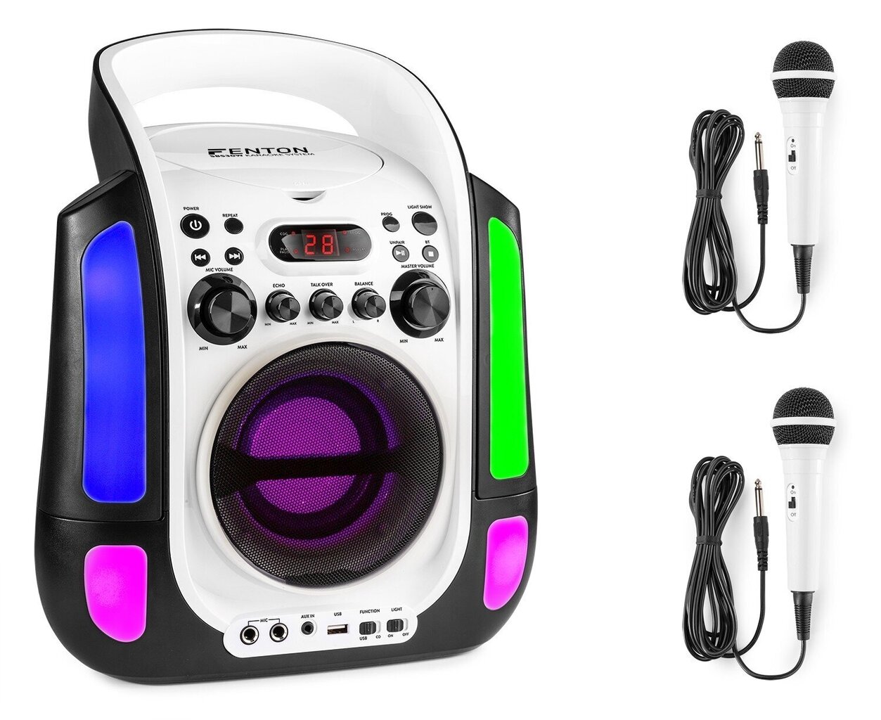 Fenton BoomBox300 karaoke set with LED