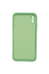Чехол TPU/Microfiber для iPhone X/XS, темно-зеленый цена и информация | Чехлы для телефонов | kaup24.ee