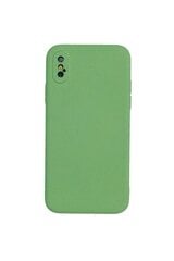 Чехол TPU/Microfiber для iPhone X/XS, темно-зеленый цена и информация | Чехлы для телефонов | kaup24.ee