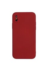 Чехол TPU/Microfiber для iPhone X/XS, красный цена и информация | Чехлы для телефонов | kaup24.ee