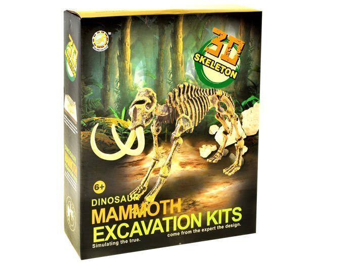 Arheoloogi komplekt - Mammut Excavation Kits hind ja info | Arendavad mänguasjad | kaup24.ee