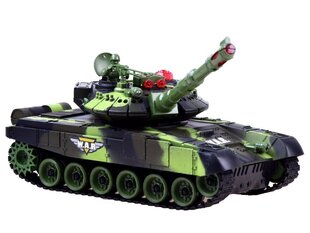 Дистанционно управляемый танк War Tank, зеленый цена и информация | Развивающий мелкую моторику - кинетический песок KeyCraft NV215 (80 г) детям от 3+ лет, бежевый | kaup24.ee