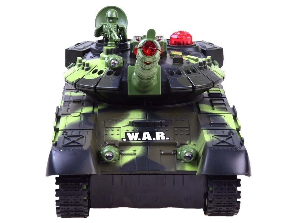 Kaugjuhitav tank War Tank, roheline hind ja info | Poiste mänguasjad | kaup24.ee