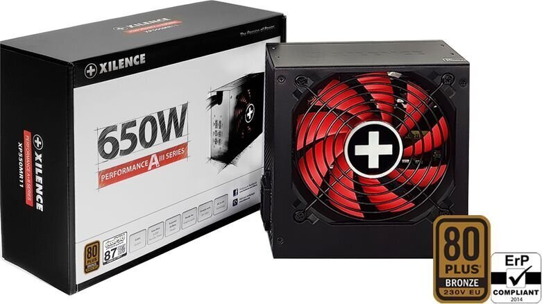 Xilence Performance A+ III 650W XN084 hind ja info | Toiteplokid (PSU) | kaup24.ee